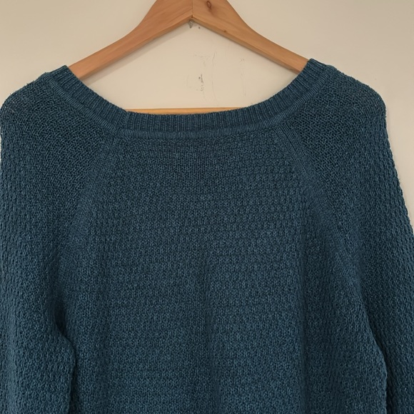 Old Navy Teal Blue Lightweight Sweater - Picture 8 of 12